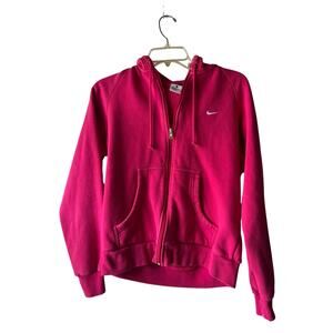 Nike Kids Pink Zip-Up Hoodie Large